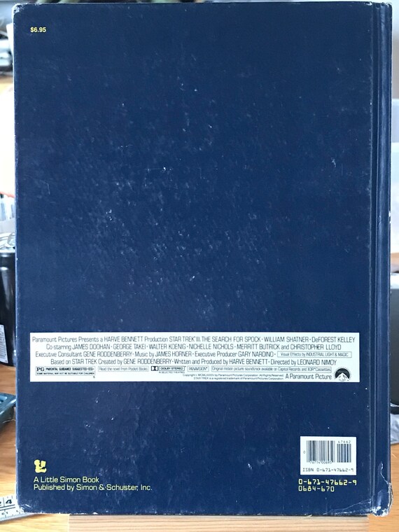 The Search for Spock Illust Star Trek III Storybook