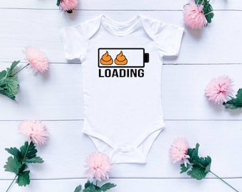 Funny Babies Clothing Poop Loading Baby Grow 