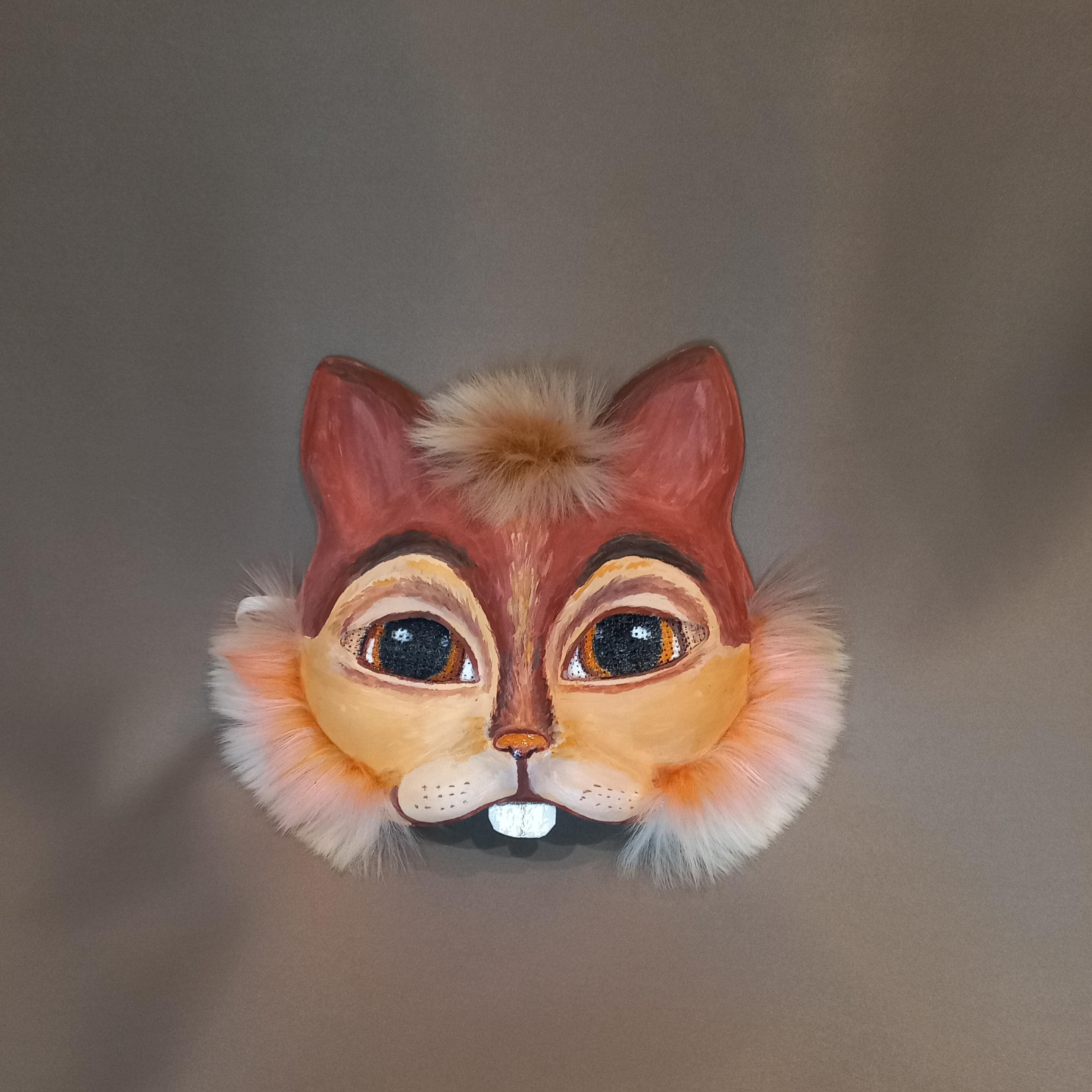 Chipmunk Mask Терианская маска Chipmunk. Косплей из искусственного меха ручной работы ...