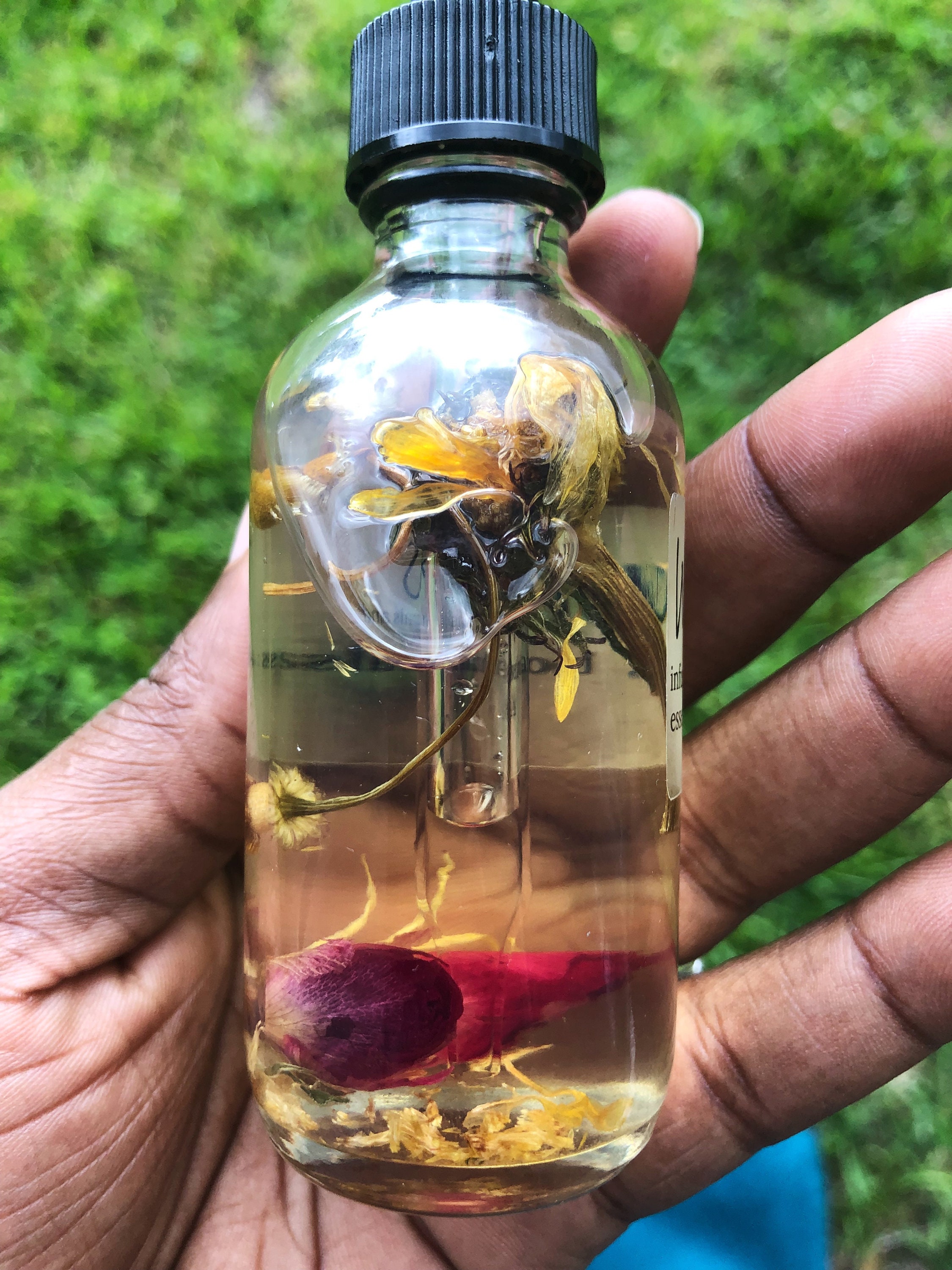 Wild Flower Body Oil Infused Body Oil Essential Oils Etsy