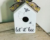 Rae Dunn inspired birdhouse decal