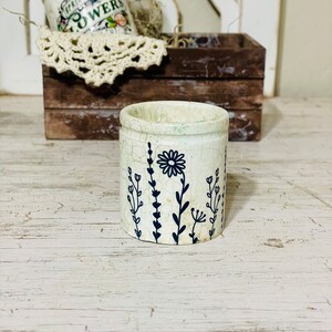 Ironstone Inspired spring  Crock