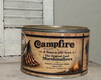 Handmade Vintage-Inspired Decorative Tin