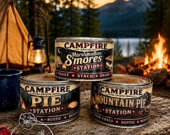 Campfire Collection – Handmade Decorative Tin