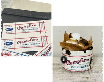 Marshmallow Tin Decal