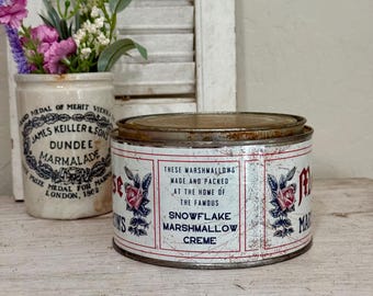 Vintage Melrose Marshmallow Inspired Handmade Medium Tin - Etsy