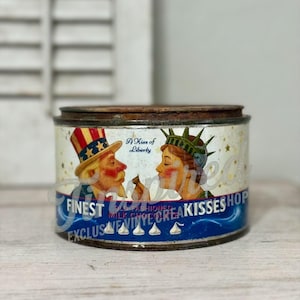 Vintage Americana Choklad Kyssar Tenn – 4 juli Bondgårdsdekor