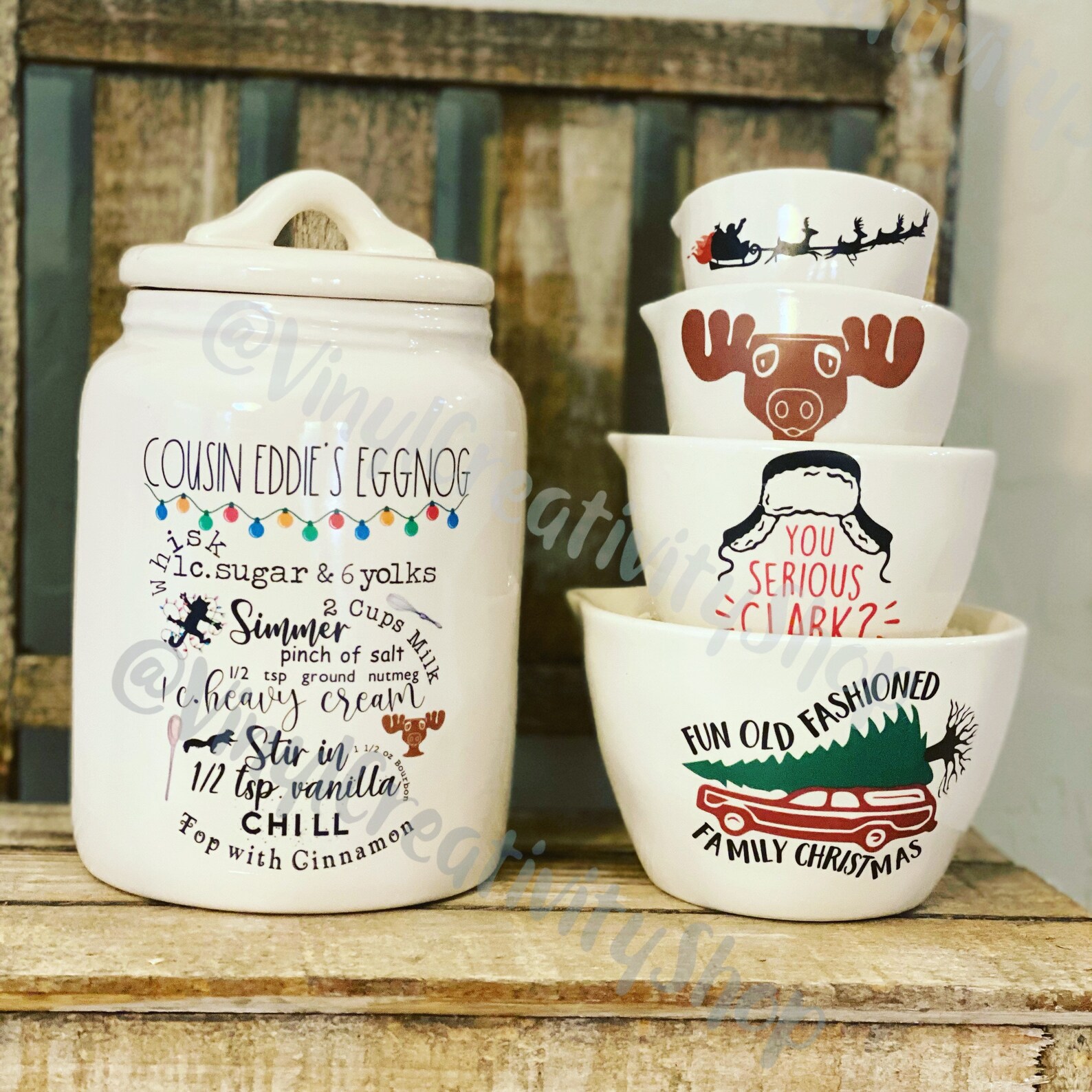 Christmas Vacation Decal Set Etsy