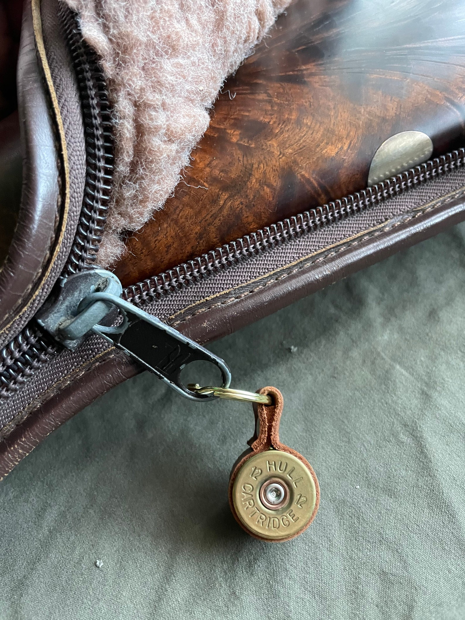 Handmade Shotgun Cartridge Keyring Leather Shooting Hunting Etsy
