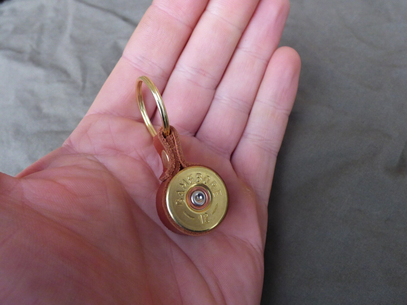 Handmade Shotgun Cartridge Keyring Leather Shooting Hunting Etsy