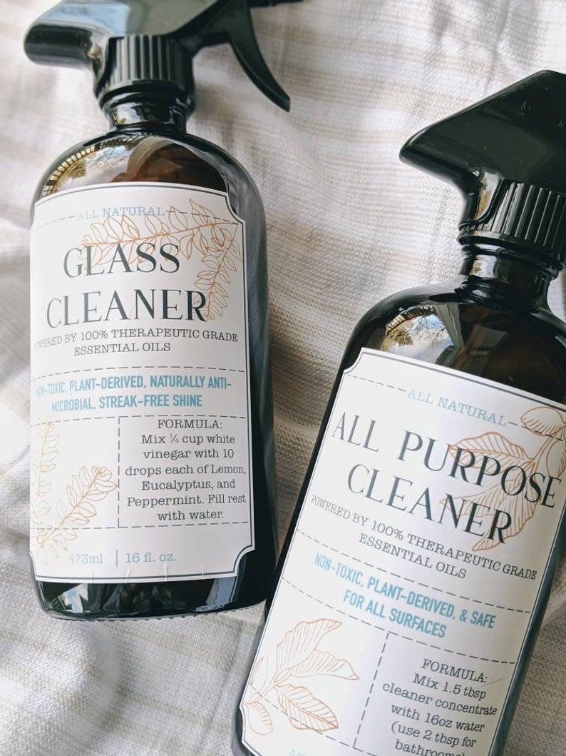 PRINTABLE DOTERRA All Purpose Cleaner Essential Oil Label Etsy