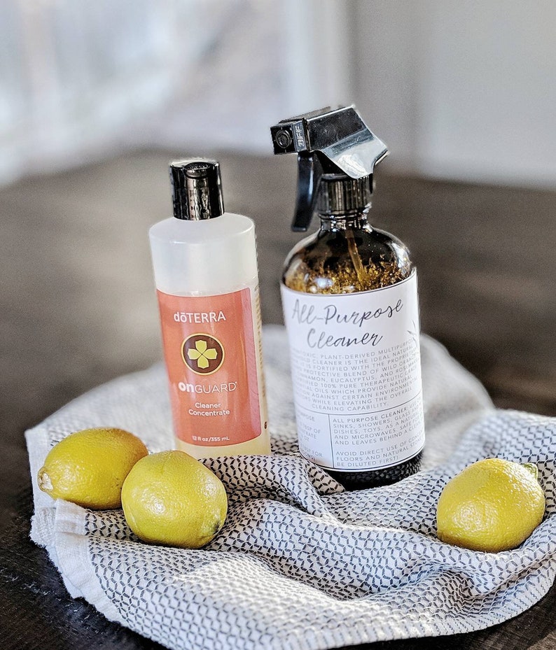 all purpose essential oil cleaner label doterra label etsy