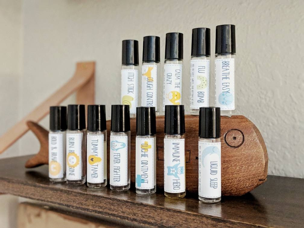 DOTERRA Kids Printable Blends Roller Bottle Labels, Doterra Label