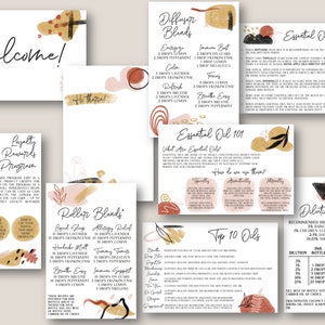PRINTABLE DOTERRA Welcome Enrollment Kit, Essential Oil kit, essential oil business, printable essential oil starter kit, doterra marketing