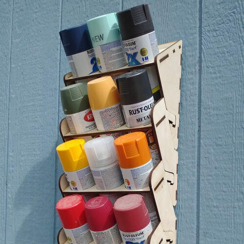 Spray Paint Can Holder SVG Laser Cutting File Digital | Etsy