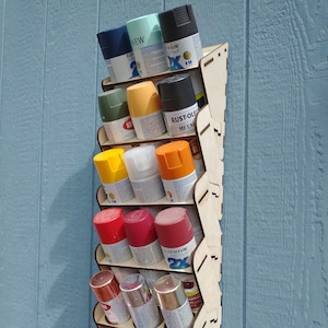 Spray Paint Can Holder, Modular, Flat Pack, DIY kit