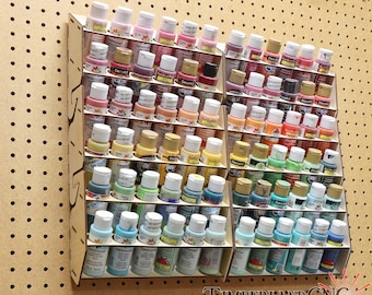 Acrylic Paint Bottle Holder, 2oz / 59ml, SVG, Laser Cutting File, Digital Download