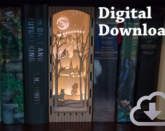 Download Book Nook Svg Etsy