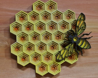 Download Bee And Honeycomb Etsy