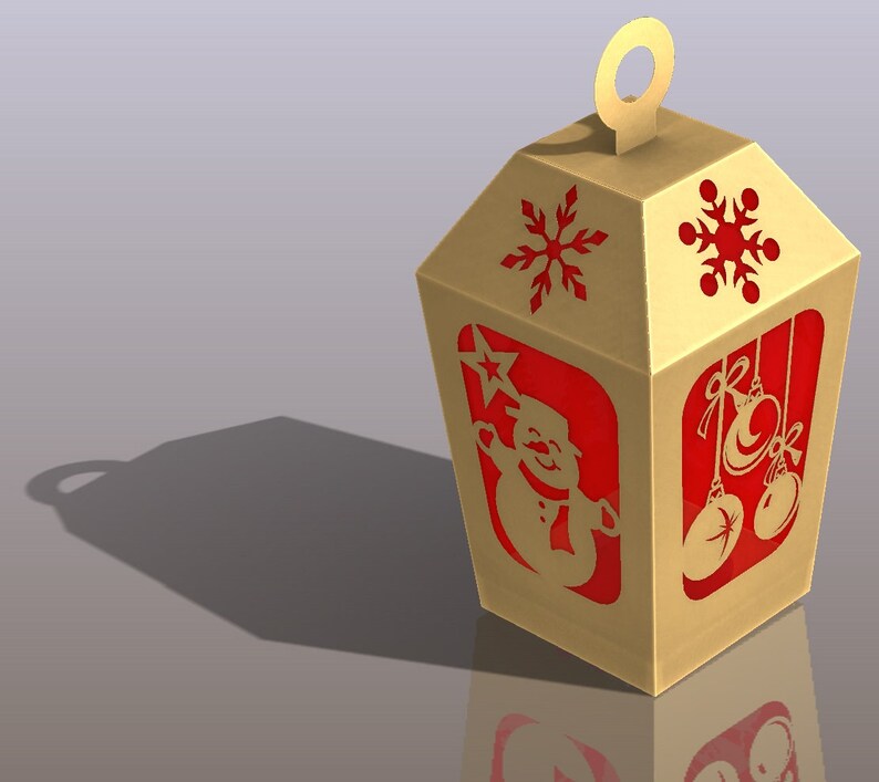 Download Christmas Paper Lantern SVG Paper Lantern DXF Snowman ...