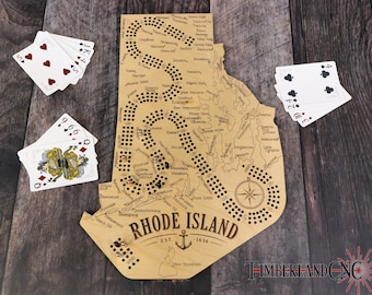 Rhode Island Cribbage Pattern, SVG, Laser Cutting File