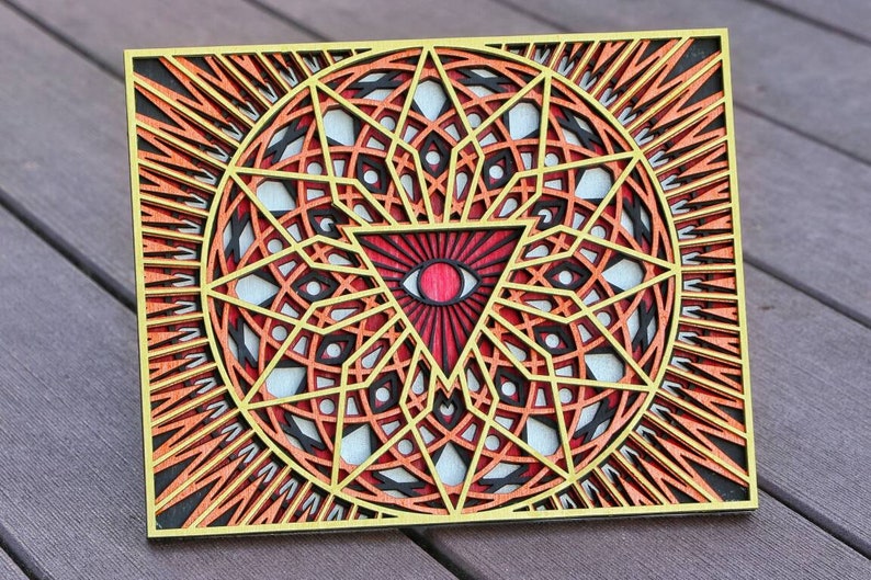 Download Multi layer Mandala SVG. 5 layers. Cutting File | Etsy