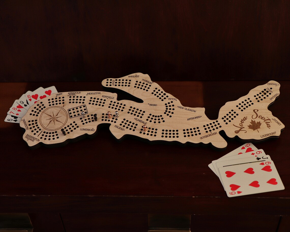 Nova Scotia Cribbage Pattern SVG Laser/cnc Cutting File Etsy