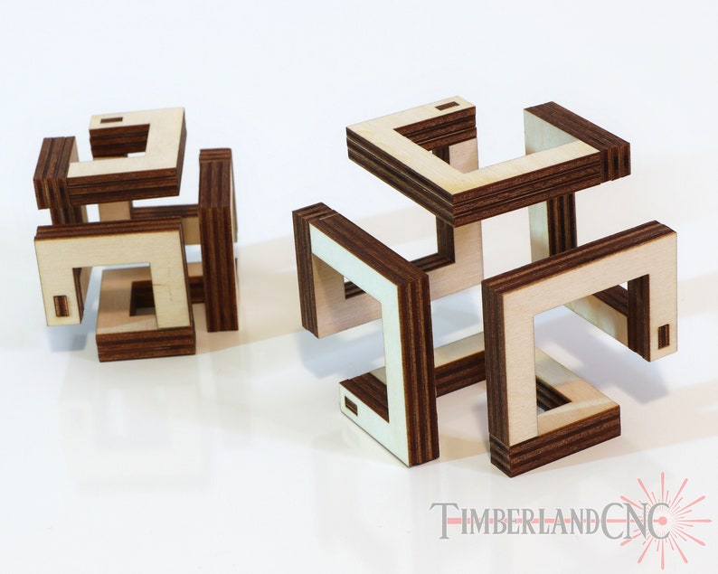 Infinity Cube SVG Digital Download Laser Cutting File Etsy