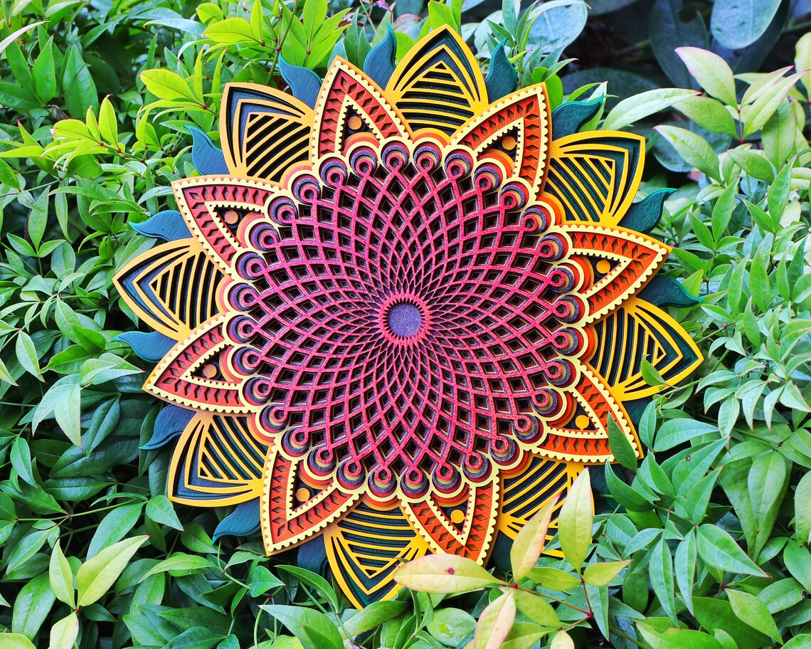 Free Free 162 Layered Sunflower Mandala Svg SVG PNG EPS DXF File