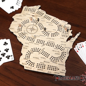 Wisconsin Cribbage Pattern, SVG, Laser/CNC Cutting File
