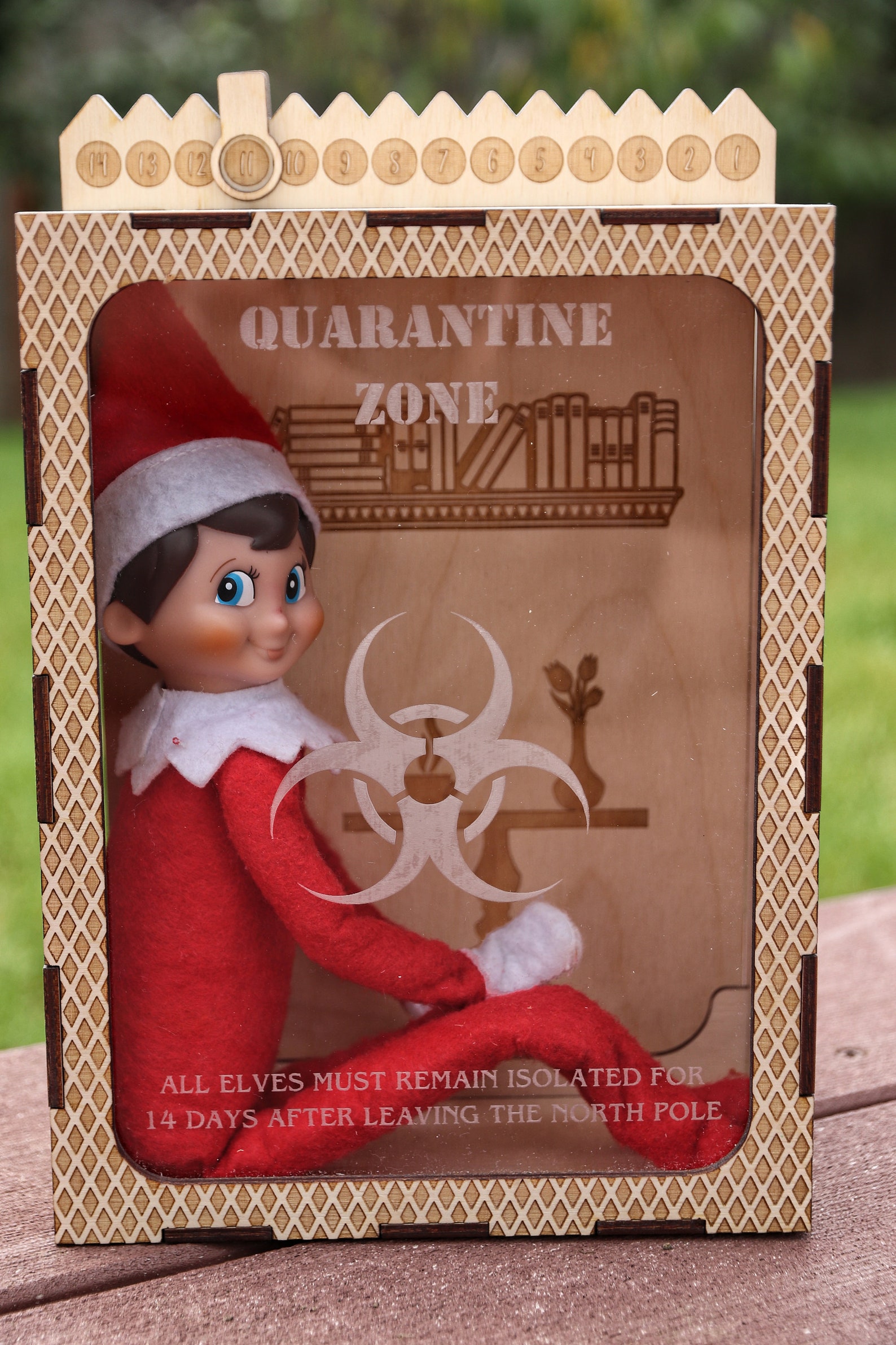 Elf Quarantine Box 3mm & 5mm SVG/DXF. Laser Cutting File. Etsy