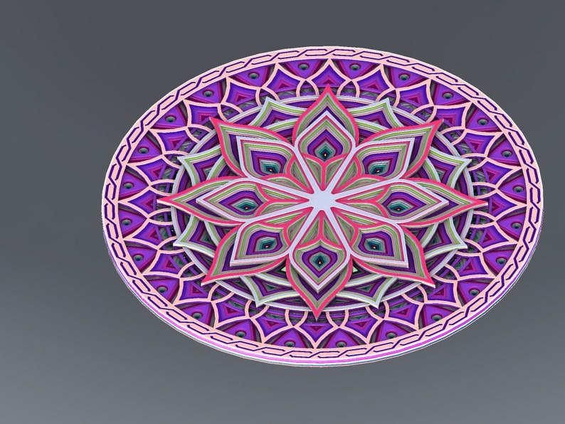 Download Multi layer Mandala SVG. 16 Layers. | Etsy