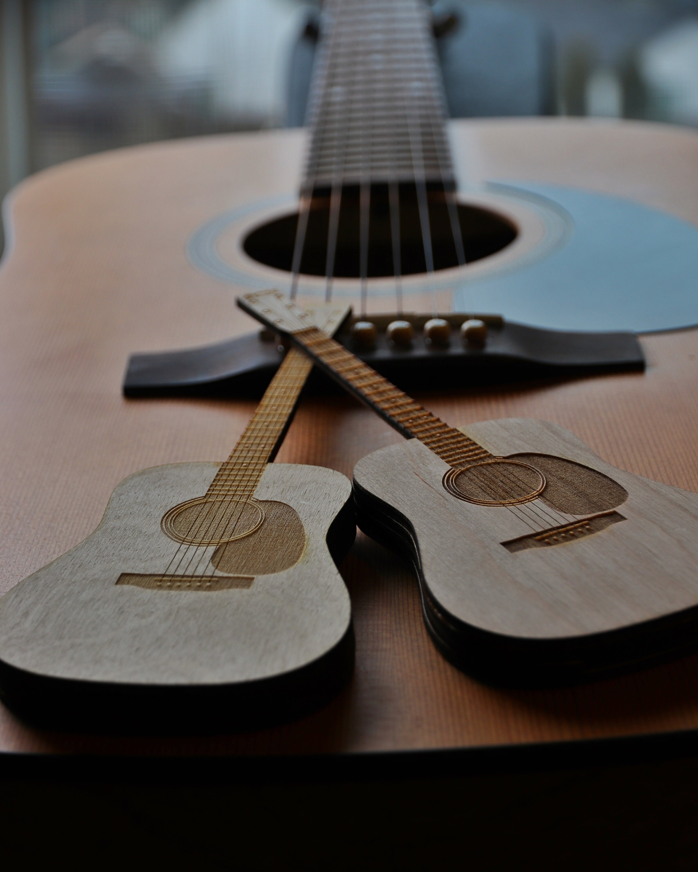 Guitar Pick Holder Acoustic SVG Laser Cutting File Etsy