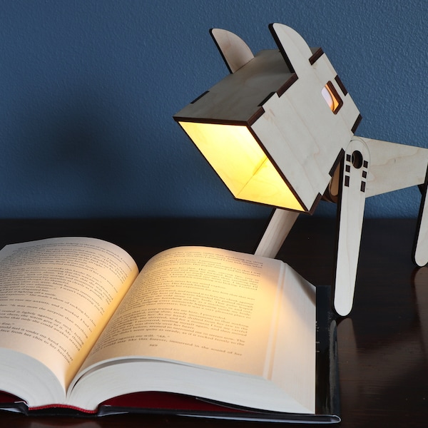 Wooden Dog Lamp, Cat Lamp, svg, Laser Cutting File