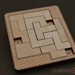 Wooden Daily Calendar Puzzle Infinite Puzzle Etsy Wooden Daily Calendar Puzzle Infinite Puzzle Etsy
