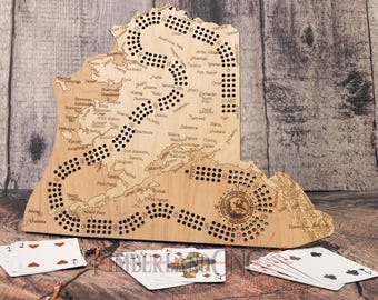 Alaska Cribbage Pattern, SVG, Laser Cutting File