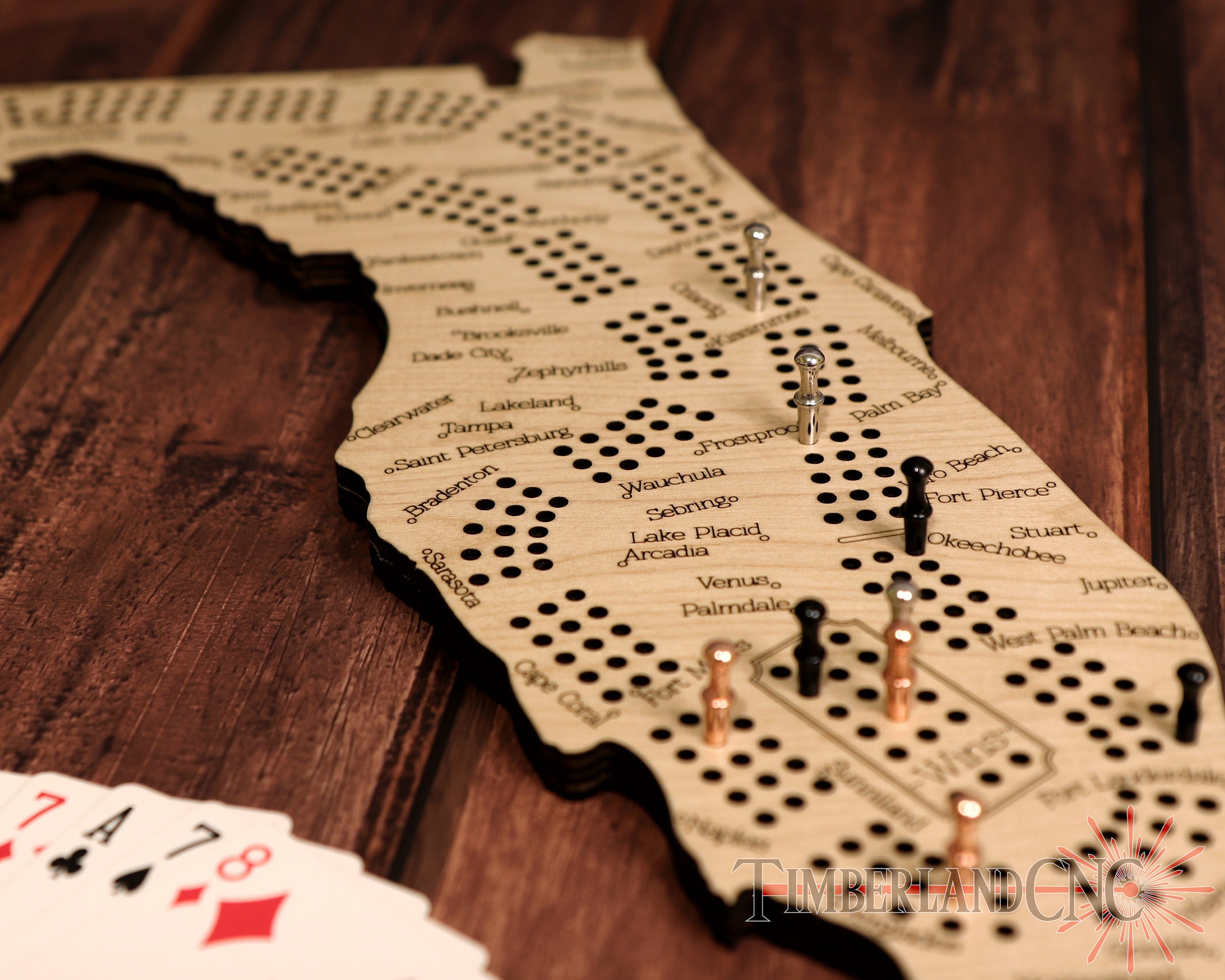 Florida Cribbage Pattern, SVG, Laser/cnc Cutting File - Etsy