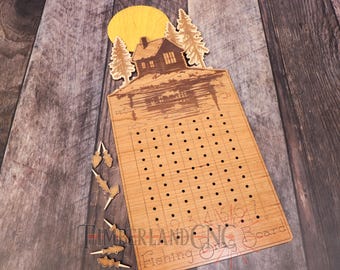 Fishing Brag Board, Fishing Game, SVG, Laser Cutting File
