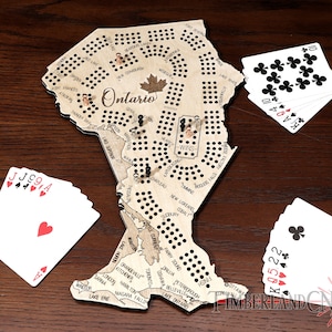 Padrão de Cribbage de Ontário, SVG, arquivo de corte a laser/CNC