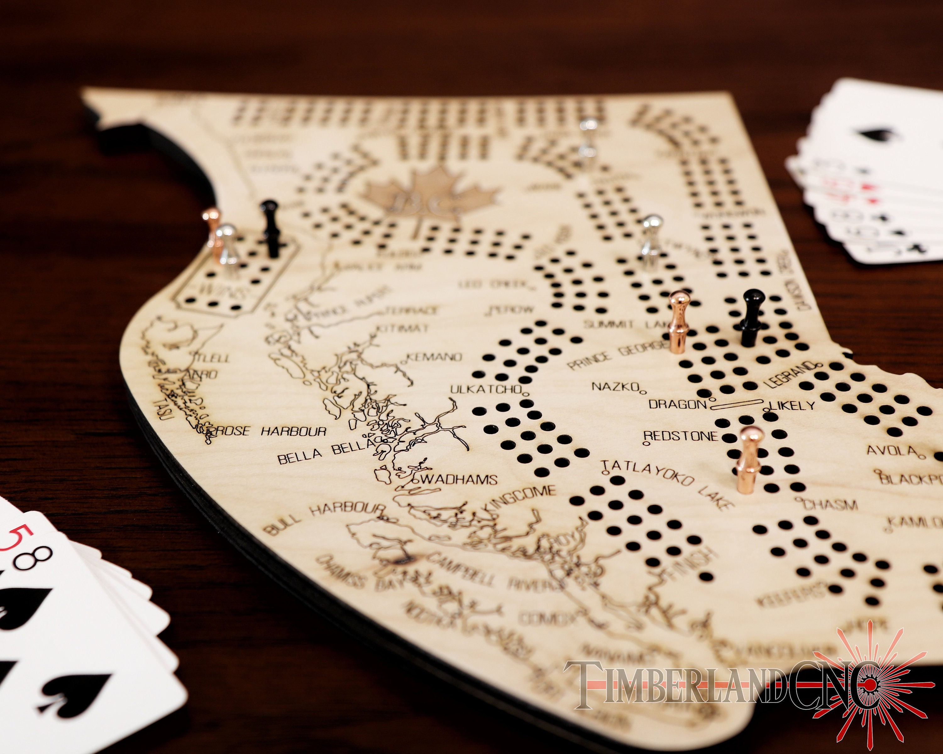 British Columbia Cribbage Pattern, SVG, Laser/cnc Cutting File - Etsy