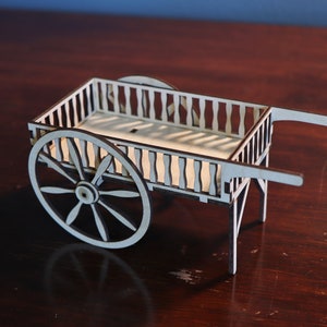 Vendor Cart, Candy Cart, Wheelbarrow, SVG, Laser Cutting File