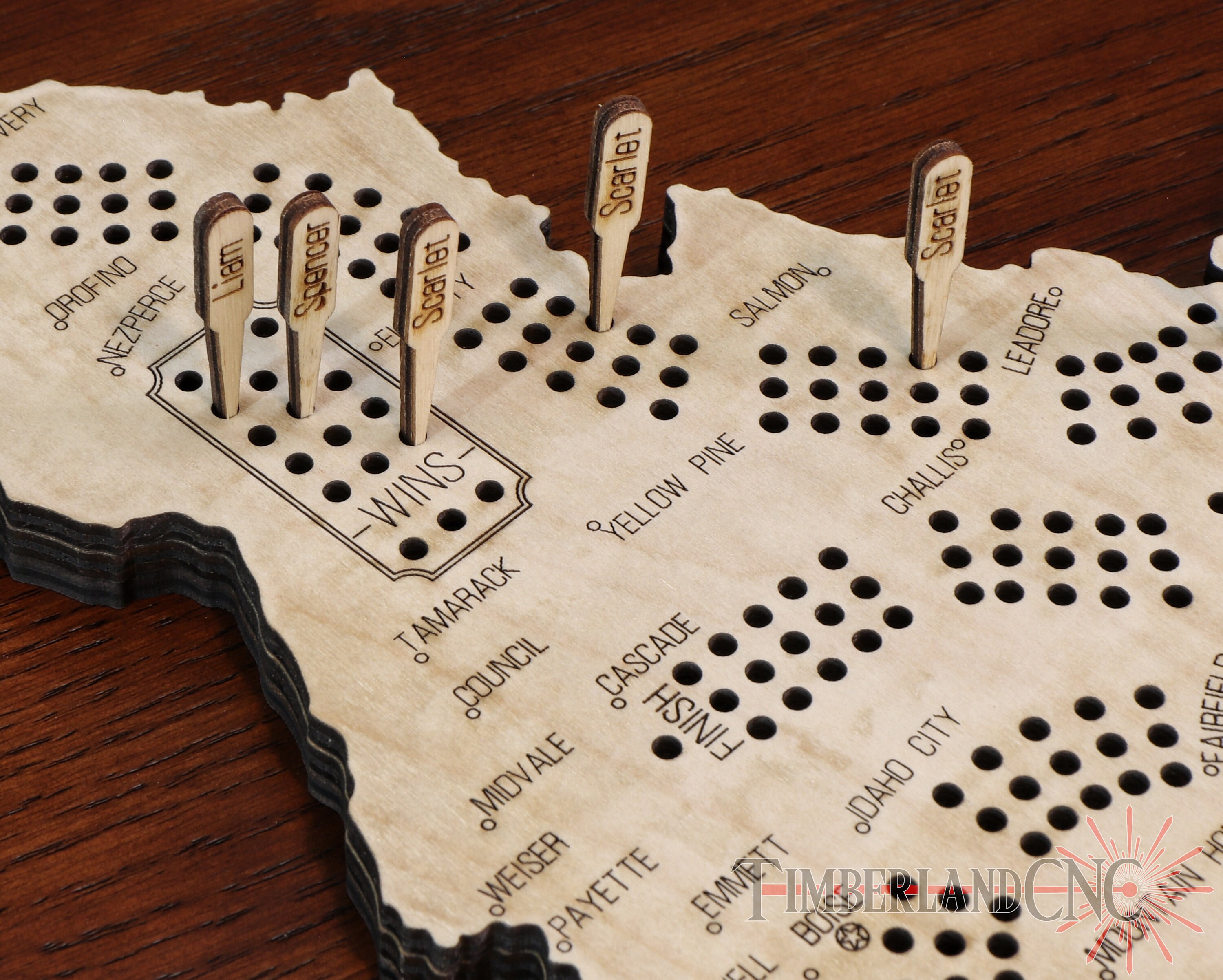 Idaho Cribbage Pattern, SVG, Laser/cnc Cutting File - Etsy