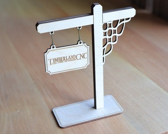 Mini Sign Post, SVG, Laser Cutting File