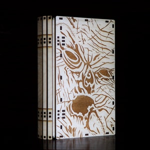 Book Box, Hidden Hinge, Necronomicon, Halloween, SVG, Glowforge, Laser Cutting File