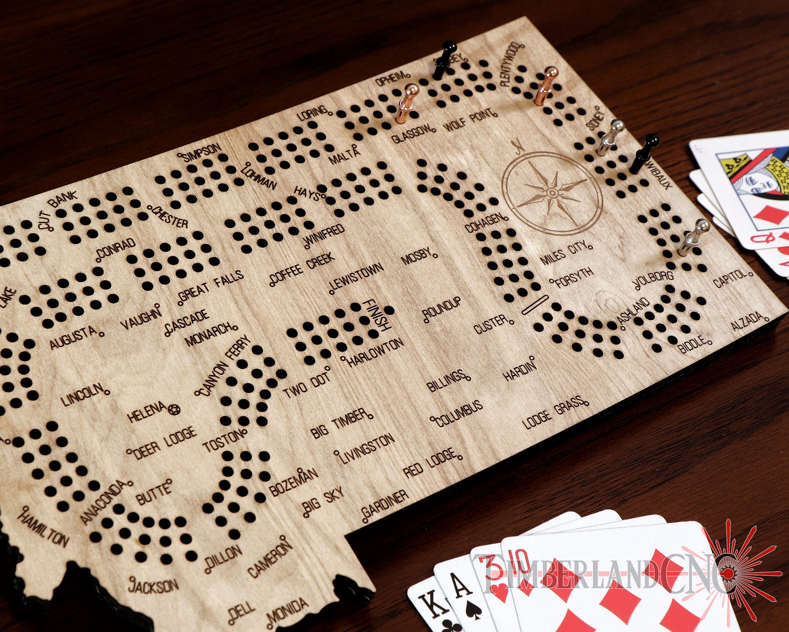Montana Cribbage Pattern, SVG, Laser/cnc Cutting File - Etsy