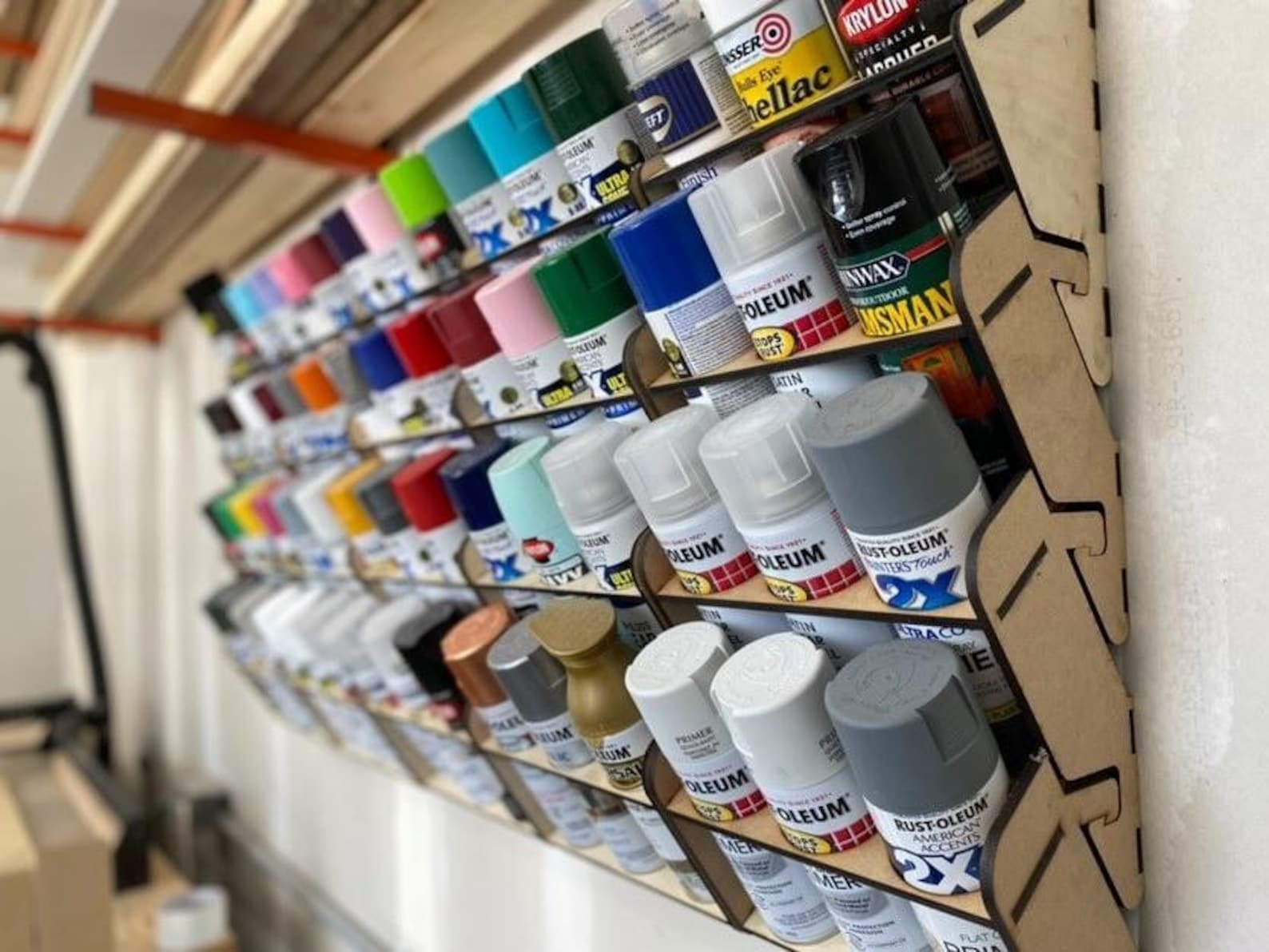 Spray Paint Can Holder Modular Flat Pack DIY Kit Etsy