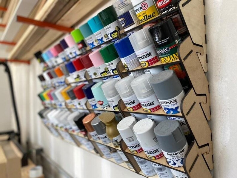 Spray Paint Can Holder SVG Laser Cutting File Digital Etsy