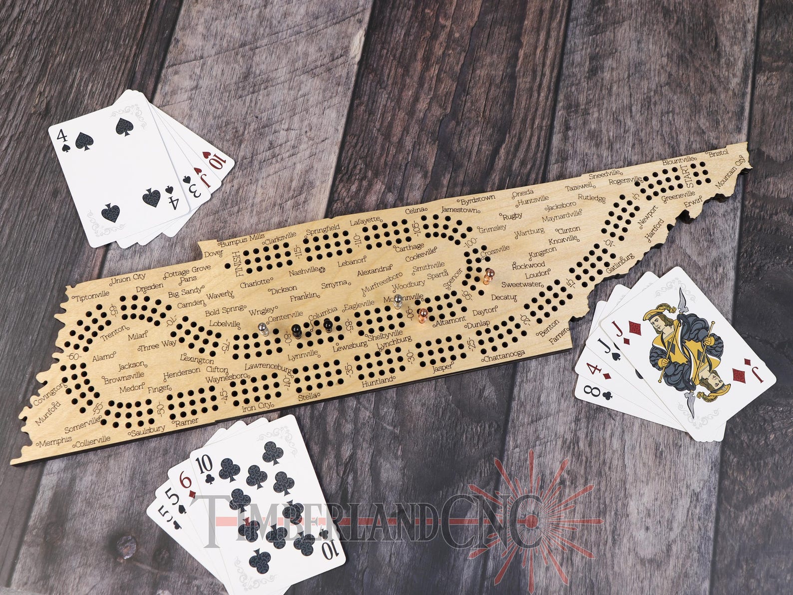 Tennessee Cribbage Pattern, SVG, Laser/cnc Cutting File - Etsy