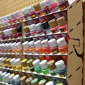 Acrylic Paint Bottle Holder, 2oz / 59ml, SVG, Laser Cutting File ...