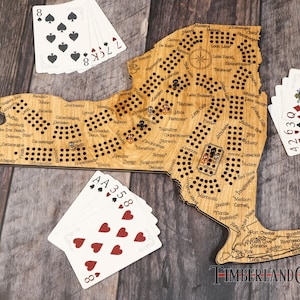 New York Cribbage Pattern, SVG, Laser/CNC Cutting File